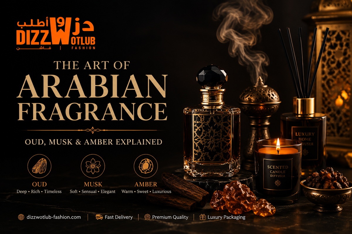 The Art of Arabian Fragrance: Oud, Musk & Amber Explained